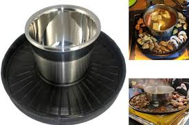 I have been to several steamboat and grill restaurant here in ch, but, this is my favourite. Buy 1set Korea Cast Iron Bbq Grill Tray And Steamboat Bowl Black Eromman