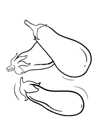 Free Eggplant Coloring Page Coloring Pages Food Coloring Pages Childrens Colouring Book