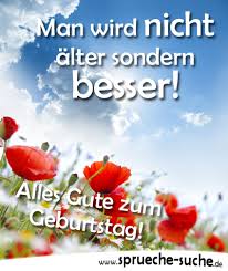 Sprüche Zum Geburtstag Man Wird Nicht älter Sondern Besser