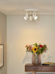 Lucide Cigal Ceiling Spotlight O 27 Cm Led Gu10 3x5w 2700k Antique White Ceiling Spotlights Ceiling Antiques