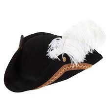 Ladies purple pirate hat with feathers | ebay Juvale Tricorn Pirate Hat For Halloween Colonial Revolutionary War Theme Birthday Party Costume Adult Black Buy Online In Aruba At Aruba Desertcart Com Productid 43374102
