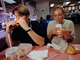 In iron man, tony stark is seen eating burger king before a press conference this movie themed burger king in brooklyn, new york seems completely untouched since the 90's. Photos Show How Burger King Has Changed Since It Opened