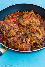 Authentic Jamaican Brown Stew Chicken Paleo That Girl Cooks Healthy Recipe Stew Chicken Recipe Jamaican Cuisine Jamaican Recipes