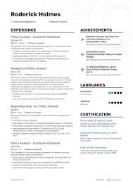 Resume structure and content may depend on the field for which you are applying. Download Policy Analyst Resume Example For 2021 Enhancv Com