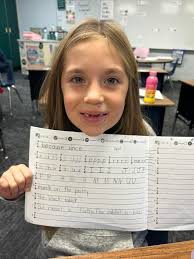 Ms. Schuelke's 2nd grade class handwriting and spelling