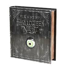 Gemmy Animated Tabletop Decor W Sound Haunted Book Eye See You Lowes In The Halloween Table Decorations De In 2020 Table Top Decor Halloween Table Decorations Gemmy