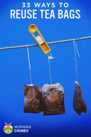 33 Smart Ways To Reuse Tea Bags Other Than To Make More Tea