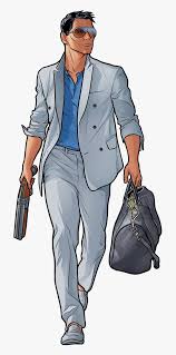Despite being an international man of mystery, he is also terrible at keeping the details of his life hidden. Transparent Sterling Archer Png Sterling Archer Fanart Png Download Transparent Png Image Pngitem