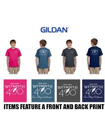Weymouth 400 Gildan Youth Ultra Cotton 6 Oz T Shirt
