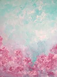 Aqua And Pink Pink Art Art Painting