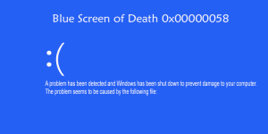 A stop error or exception error, commonly called the blue screen of death (bsod) or blue screen, is an error screen displayed on windows computers following a fatal system error. Solved Blue Screen Of Death Error 0x00000058 In Windows Os