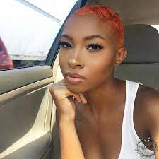 Hair Color For Darkskinned Women Short Sassy Hair Very Short Hair Relaxed Hair