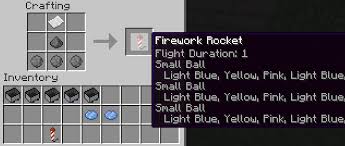 After some time, the firework explodes into a colorful explosion based on the effects of the firework starsadded upon crafting, or no explosion if no firework star was used. Minecraft Fireworks Staxx Craft World