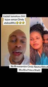 Cindy and Kenyan Prince Live Video