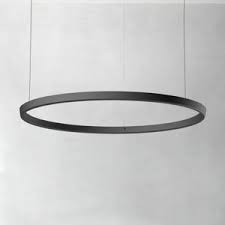An extension of the compendium family, circle is a lamp with a poetic nature and an essential design, whose lightness is sustained by led technology, installed to permit direct emission when pointed. Luceplan Luceplan Compendium Circle 110 Cm Cierne Svietidla Osvetlenie A Doplnky