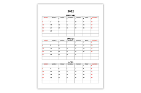 February Free Calendar Su
