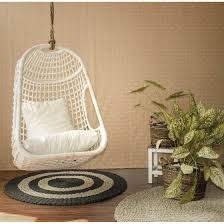 Dynamic24 korb hängesessel + kissen + gestell hängestuhl lounge hängekorb schaukel sessel. Hangesessel Aus Rattan Hangekorb Hangestuhl Schwingsesse Massivholz