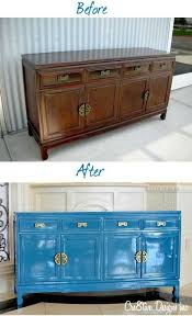 Idees De Relookings De Meubles In 2020 Lacquer Furniture Credenza Makeover Painted Furniture