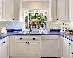 Round Handles On Cabinets Blue Countertops Blue Kitchen Countertops Kitchen Countertops