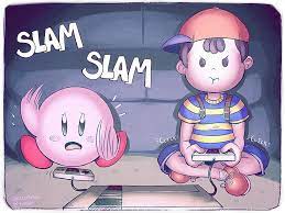 Ness And Kirby Playing Games By Skellytune Nintendo Super Smash Bros Smash Bros Funny Smash Bros