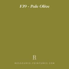 F39 Pale Olive Peinture Ressource Peinture Olives