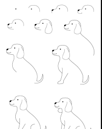 Hond Tekenen In Stappen Leer Tekenen Dieren Tekenen Kind Tekening
