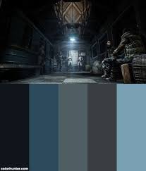 Metro Last Light Redux Waiting For You Color Scheme From Colorhunter Com Color Palette Color Color Schemes