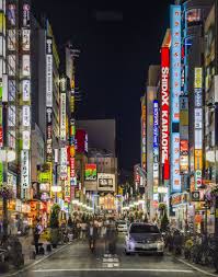 Kabukichō Night Lights Kabukicho Red Light District Japan