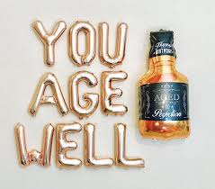 Perfect Set For The Old Timer These Are Air Filled Non Floating Balloons That Are Meant To Mens Birthday Party 60th Birthday Party Milestone Birthday Party