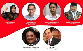 Presiden jokowi resmi melantik enam menteri dan lima wakil menteri baru. Ini Profil Enam Menteri Baru Jokowi