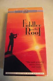 Fiddler On The Roof Vhs 2 Tapes Deluxe Letter Box Edition Mgm Screen Epics Used Fiddler On The Roof Lettering Ebay