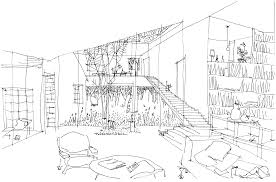 03 01 Spiral House Interior Sketch 1325 230c5472911eb58b7034ca5cedb48136 Png 1325 876 Architecture Sketch Interior Sketch Architecture Concept Drawings