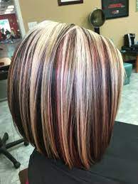 You can also change them and get thin blond stripes on chocolate. Brown Hair Blonde And Red Highlights Novocom Top