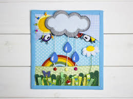 Voelde Rainbow Rustige Boek Pagina Drukke Boek Zacht Boek Etsy Quiet Book Patterns Quiet Book Soft Book