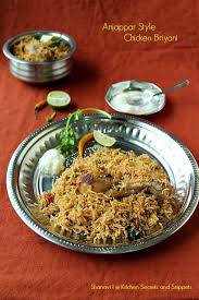 Anjappar Style Chicken Briyani Chicken Biryani Recipe Indian Food Recipes Chicken And Rice Dishes