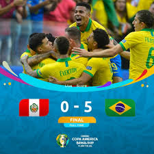 Brazil and peru reached the semifinals of the 2021 copa america, but not before gabriel jesus was shown a red card for a boot to the chest of an opponent. Peru 0 5 Brazil Full Highlight Video Copa America 2019