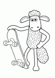Share our shaun coloring pages with a friend. Shaun The Sheep Cartoon Coloring Pages For Kids Printable Free Coloing 4kids Com