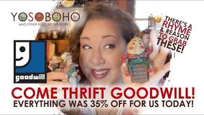 SHE FOUND IT -- AND I TOOK IT! 😳 THRIFT SHOP GOODWILL WITH US! 💕