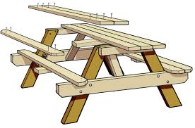 These plans include cut lists, material lists, diagrams, photos, and written instructions so you can tackle the project and come out with a great looking handmade table at the end. How To Build A Classic Picnic Table With Benches This Old House