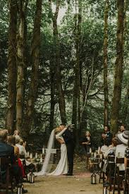 An Elegant Enchanting Woodland Wedding West Coast Wedding Forest Wedding Photography West Coast Wedding Venues