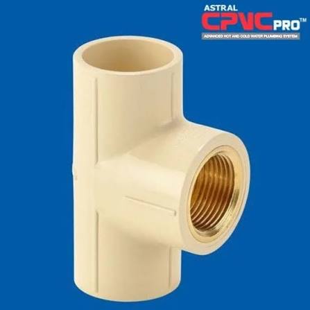 ASTRAL BRASS REDUCER TEE CPVC