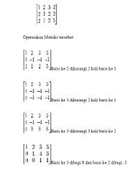 Maybe you would like to learn more about one of these? Sharinggan Contoh Soal Eliminasi Gauss Jordan