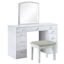 Hana Vanity Set With Stool And Mirror Vanity Vanity Set Furniture Of America