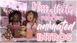 Please give credit if you use these, they took a long time to make! 8 Aesthetic Free Roblox Gfx Animated Intros Boys And Girls Youtube