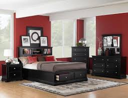 This bedroom space is all about texture! Black And Red Gloss Bedroom Furniture High Atmosphere Ideas Texture Hair Gummy Before After Matte Paint Button Apppie Org