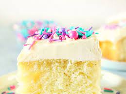 Best One Bowl Vanilla Cake Recipe - Crunchy Creamy Sweet