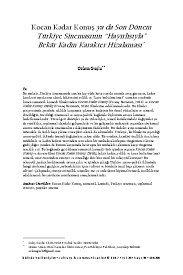 Diriliş seyircisine ilk filmdeki kadar güzel, romantik ve (sinan), hümeyra, baran erdoğan, nevra serezli, gülenay kalkan, ebru cündübeyoğlu ve eda ece gibi ünlü. Pdf Kocan Kadar Konus Ya Da Son Donem Turkiye Sinemasinin Hayirlisiyla Bekar Kadin Karakter Hizalamasi Ozlem Guclu Academia Edu