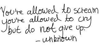 You Re Allowed To Scream You Re Allowed To Cry Pin On Quotes