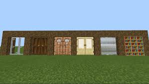 Materials needed to create a door. Belydoors 3x3 Doors Minecraft Pe Mods Addons