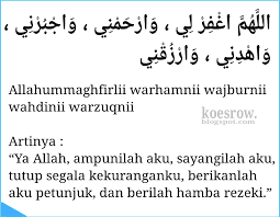 Adapun bacaan duduk di antara 2 sujud adalah Doa Duduk Di Antara Dua Sujud Beserta Maknanya Koesrow